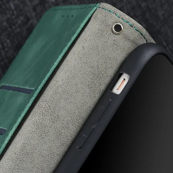 Flip Case på for LG g8 's ThinQ Stylo 6 Harmony 4 V60 Tynd Q Tilfælde, Luksus Hud føles Læder Cover til LG Style3