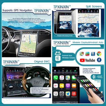 For Dodge RAM 1500 3500 2018 2019 2020 Android 9 Carplay Radio-Afspiller Bil GPS Navigation hovedenheden Bil stereo BT WIFI