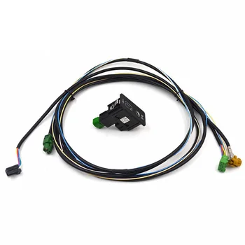 For Golf 7 MK7 VII CC E-GOLF CarPlay medier USB-AUX-Kontakten MIB2 MDI USB-AMI-adapterstik Stik Kabel ledninger 3GD035222E