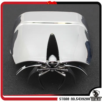 For Harley FLSTS FLSTSC FLSTN FXSTD dele chrome spider enke bageste hale lampe dækning passer til Motorcykel tilbehør