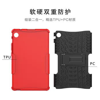 For Huawei MatePad T8 Kobe2-L03 Kobe2-L09 Tilfælde TPU+PC stødsikker Stå tablet cover til Huawei mate pad T8 Tilfælde + GiftFilm