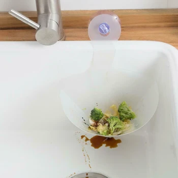 For Køkken-Filter Selvstændige Sammenklappelig Vask Prop Væggen Sucker Diverse Opbevaring Afløb Kurv madspild Trash Filter