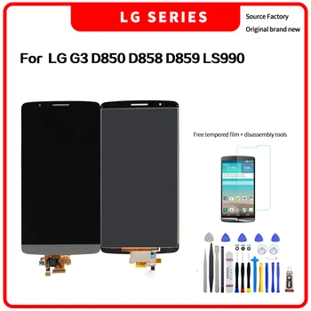 For LG G3 D850 D858 D859 LS990 LCD-For LG G3 Skærm LCD-Skærm Touch Digitizer Assembly D850 D858 D859 LS990 LCD -