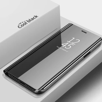 For LG Q60 Sag Q 60 Flip Mirror Luksus back cover Til LG k50 Telefonen tilfælde dækker for LGQ60 LGK50 Coque 6.26