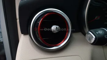 For Mercedes-Benz V Klasse W447 2016 Røde Side Air Condition Vent Outlet Ring Trim 4stk