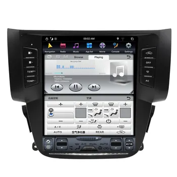 For Nissan Sylphy 2012-2019 Tesla Skærmen Android Px6 Car Multimedia Stereo Afspiller Carplay GPS Navigation headunit DVD