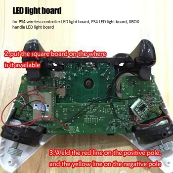 For PS4 trådløse controller LED-lys yrelsen For PS4/XBOX LED lys yrelsen håndtag LED lys bord