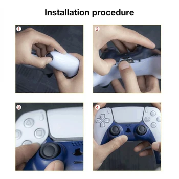 For PS5 Gamepad Dekorative bånd Udskiftning Shell Dekoration Strip For PS5 DualSense Controller Joysticket Tilbehør