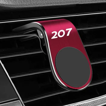 For Peugeot 207 luftskrue Klip montering Magnet Mobile Stå GPS-Display bil Styling Tilbehør Metal Magnetisk Bil telefonholder