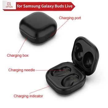 For Samsung Galaxy Knopper Live Bluetooth Headset Oplade Rum R180 Trådløse Hovedtelefoner Opladning Kasse Med LED-Display Oplader