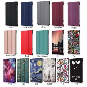 For Samsung Galaxy Tab A7 10.4 SM-T500/T505 Tablet Cover Folde Stå Cover til Samsung Galaxy S6 lite P610 T510 T515 T290 Sag