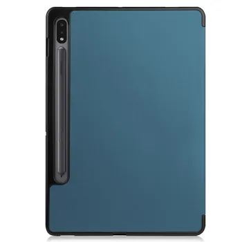 For Samsung Galaxy Tab S6 Lite S7 Tilfældet med Blyant Indehaveren Folde Stå Smart Folio Tablet Cover til Samsung Tab S7 S6 Lite Sag