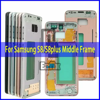 For Samsung galaxy S8 plus G955 S8 G950 Midterste Ramme Midplate Bezel Chassis Boliger Dele gratis værktøjer til reparing & Lim