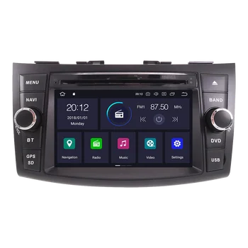 For Suzuki Swift 2011 + Bil-GPS-Navigation Android Audio Mms-DVD Afspiller Bil-Radio Optager Touch Screen hovedenheden Carplay