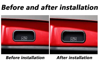 For Toyota CHR indre rustfrit stål dekorative tilbehør trunk håndtere patch