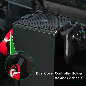 For Xbox-serien X-konsollen smudsomslag Multifunktion Varmeafledning Net Øretelefon Spil Controller Hylde Rack Tilbehør