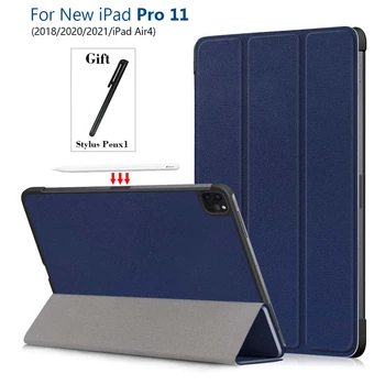 For iPad Luft 4 10.9 til iPad Pro 11 2021 Tilfælde PU Læder Magnetic Tilfælde Funda Smart Cover Coque Capa til iPad Pro 11 tilfælde 2020