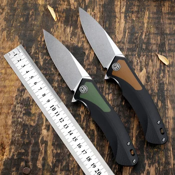 Forstenet fisk D2 stål 838 folde kniv udendørs taktiske lomme knive G10 håndtere camping jagt overleve Cutter EDC værktøj