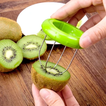 Fowecelt Køkken Gadgets Ny Manual Mini Kiwi Frugt Cutter Kniv Frugt, Grøntsager Skrællekniv Chopper Slicer Værktøjer Plast Tilbehør