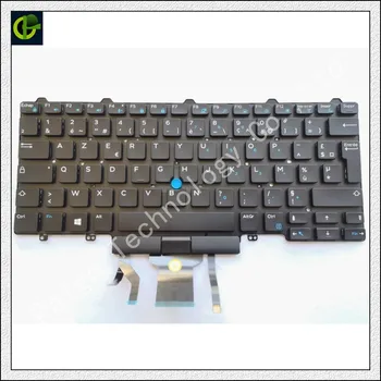 Fransk Azerty-Baggrundsbelyst tastatur til Dell Latitude MP-13L86F0J698 PK1313D3B13 0W93F7 FR