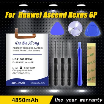 Frisk Forsyning Model [ HB416683ECW ] Batteri til Huawei Google Ascend Nexus 6P H1512 H1511 Telefonens Batteri