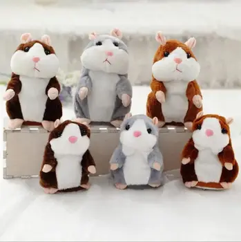 Fræk Hamster Taler Pet Soft Toy Søde Lyd Jul Kid Gave Høj Kvalitet VIP