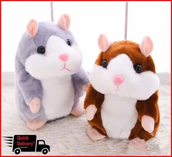 Fræk Hamster Taler Pet Soft Toy Søde Lyd Jul Kid Gave Høj Kvalitet VIP