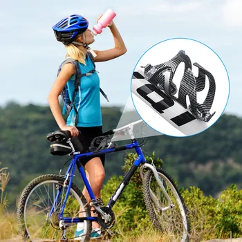 Fuld Carbon Fiber Cykel vandflaske Bur MTB Cykel V-Form, flaskeholder Ultra Light Cycle Udstyr Mat/Lys