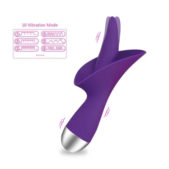 G-Spot Brystvorten Penis Tunge Vibrator Vibromasseur Consolador Sex Legetøj Vibratorer Til Kvinder Kusse Slikning Toy Klitoris Stimulator