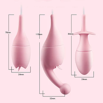 G Spot Licking Tunge Vibrator Mundtlig Klitoris Sucker Stimulator Sex Legetøj til Kvinder USB-Genopladelige Fjernbetjening Fisse Voksen Legetøj