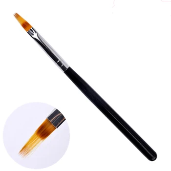 GAM-BELLE 1 Pc Blomstrende Negle Børste Tegning, Maleri Pen UV Gel Nail Art Penslen Af Sort Træ Håndtag og Manicure Værktøjer