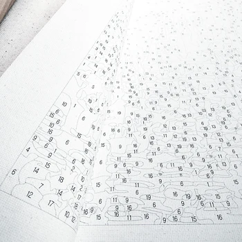 GATYZTORY DIY Olie Maleri Af Numre Kits system Maling af numre Liggende Maling Af Numre Til Væg Udsmykning Gave