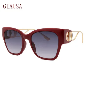 GIAUSA Nye Europæiske og Amerikanske mode net røde samme udenrigshandel Solbriller til Kvinder briller Solbriller