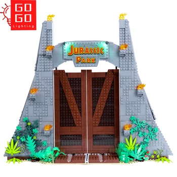 GOGOMOC Brand LED Light Up Kit Til Lego 75936 Løbske Tyrannosaurus Park Legetøj (Kun Lys Ikke Model)