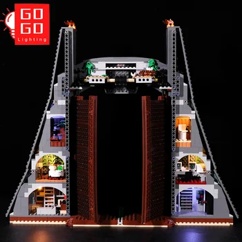 GOGOMOC Brand LED Light Up Kit Til Lego 75936 Løbske Tyrannosaurus Park Legetøj (Kun Lys Ikke Model)