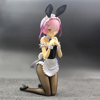 GUCHABEL Re: Fra Nul Rem Yukata Ver at leve i en anden verden PVC Figur Anime Girl Kollektionen Toy Stuepige Bunny Pige Model