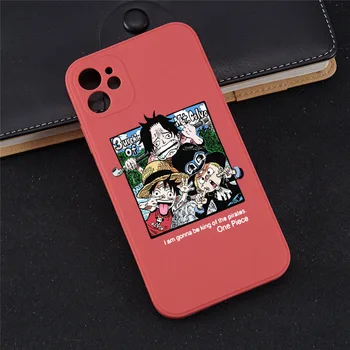 GYKZ Søde Japan Animationsfilm Et Stykke Ruffy Phone Case For iPhone 12 Pro 11 XS MAX X SE20 7 X XR 8Plus Tegnefilm Bløde Mat Dække Fundas