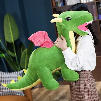 Giant Dragon Plys Legetøj Stor Dinosaur Bløde Dukke Fyldt Bløde God Kvalitet God Gave til Børn Drenge