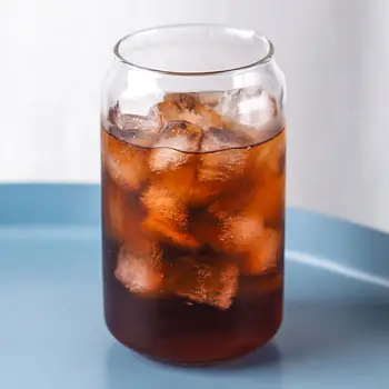 Glas Krus Cola Kan Formede Glas Krus Kold Drink Cup Cafe Drikke Juice, Mælk Cup Varmeandig Drink Glas Krus