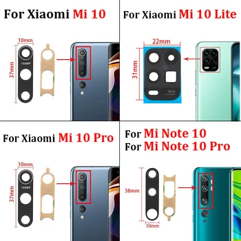 Glas Linse med Tape For Xiaomi Redmi Mi 10T 10 11 Ultra 9T 9 Se Note 9T 5G 10 Pro Note10 11 Lite Poco X3 F3