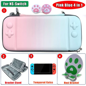 Gradient Farverige Taske bæretaske Bærbar taske Til Nintendo Skifte NS Aftagelig Ultra-Slanke Hard Shell PC Beskyttende Cover