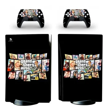 Grand Theft Auto GTA 5 PS5 Standard Disc Hud Decal Sticker Cover til PlayStation 5 Konsol & Controller PS5 Skin Sticker Vinyl