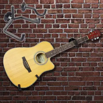 Guitar-vægophæng Holder Stand Vandret for Musik Shop Udstilling Studio