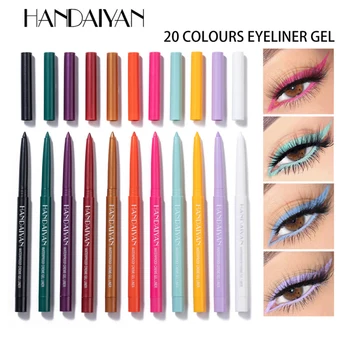 HANDAIYAN Flydende Eyeliner Blyant 20 Farver Professionel Vandtæt langvarig Eye Liner Pen, Blyant Makeup Kosmetik Værktøj TSLM