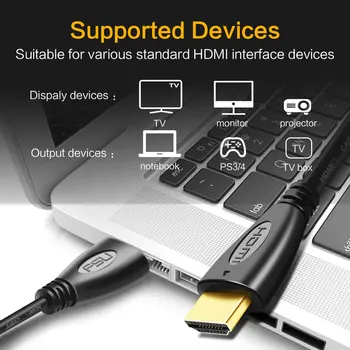 HDMI-Kabel, Video Kabler High Speed HDMI til HDMI Kabel-1080P 3D Forgyldt For HDTV XBOX PS4 PS5 Splitter Switcher 1m 3m 10 m 20 m