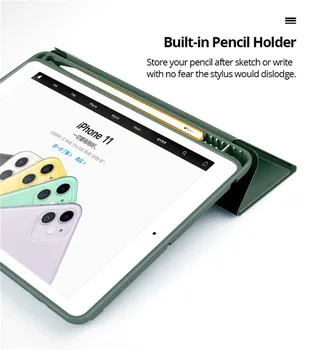 HTMOTXY Magnetisk Cover Til iPad Luft 4 Tablet Justere Holderen Til iPad Pro11 2018 2020 10.5 8. Generation Med Blyant Indehaveren Dækning