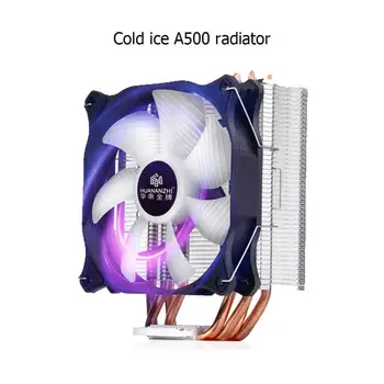HUANANZHI CPU Køler A500 LGA 2/4 Kobber varmerør FØRT Cooling Fan Radiator Stille SINGLE/Dual Fan