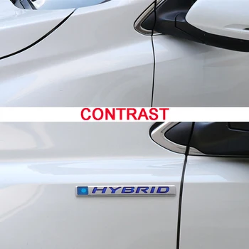HYBRID Logo Emblem Mærkat Bil Ydre Front Side Fender Trim for Honda CRV 5 Tilbehør 2017 2018 2019 2020