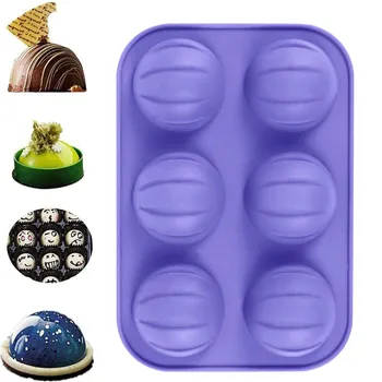 Halvdelen Bolden Sfære Silikone Kage Form For Muffin Chokolade Varm Chokolade Bombe Skimmel Chokolade, Pasta, Kage Udsmykning Af Skimmel