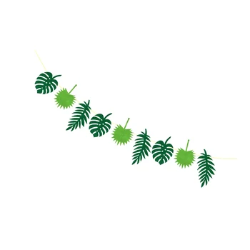 Hawaiian Tropiske Blade, Blad Banner Garland Luau Dekoration